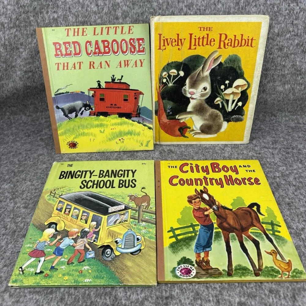 ✅Mixed Lot Of 28 VTG HC Childrens Books Rand McNally Wonder Books and Various - Picture 6 of 16